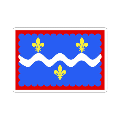 Flag of Indre France STICKER Vinyl Die-Cut Decal-6 Inch-The Sticker Space