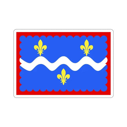 Flag of Indre France STICKER Vinyl Die-Cut Decal 6 Inch - The Sticker Space