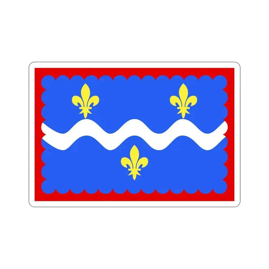 Flag of Indre France STICKER Vinyl Die-Cut Decal 6 Inch - The Sticker Space