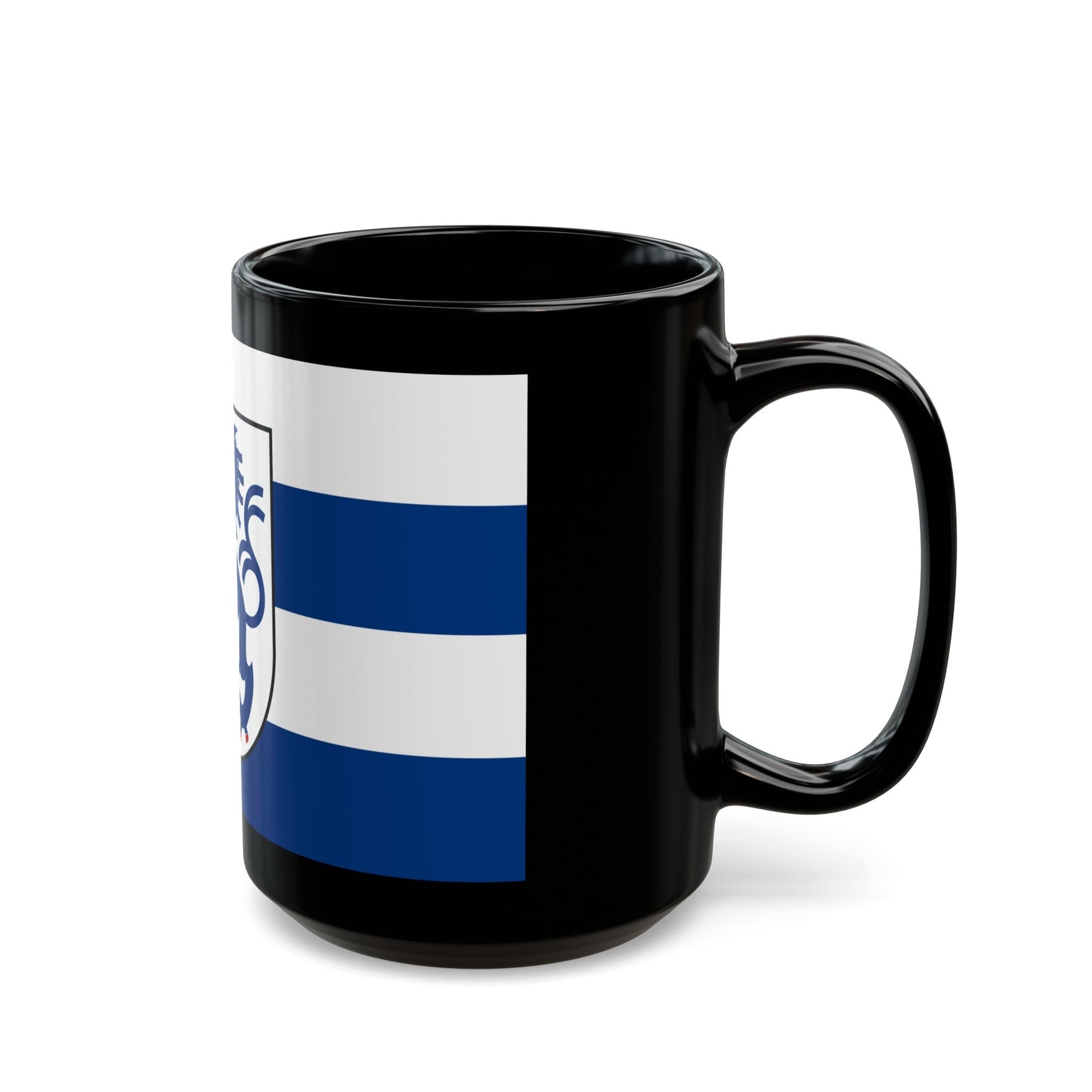 Flag of Ingolstadt Germany - Black Coffee Mug-The Sticker Space