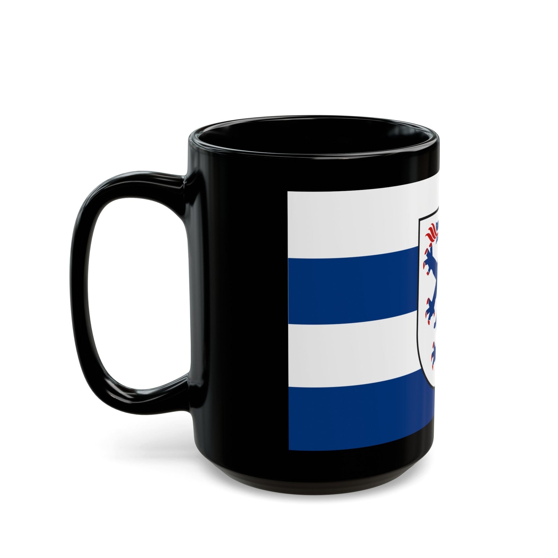 Flag of Ingolstadt Germany - Black Coffee Mug-The Sticker Space