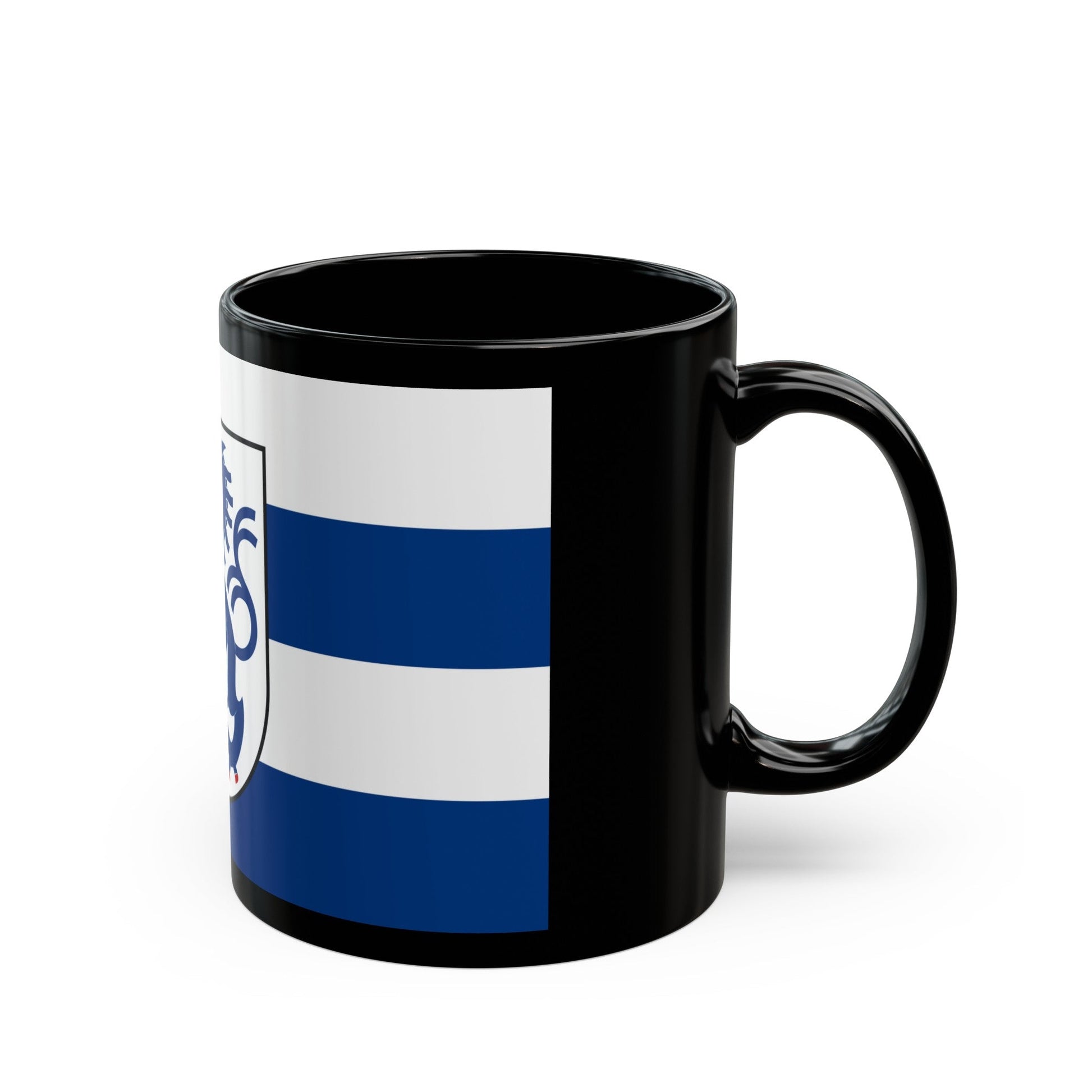 Flag of Ingolstadt Germany - Black Coffee Mug-The Sticker Space