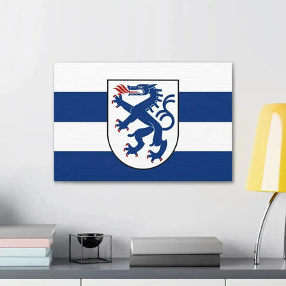 Flag of Ingolstadt Germany - Canvas Wall Art - The Sticker Space