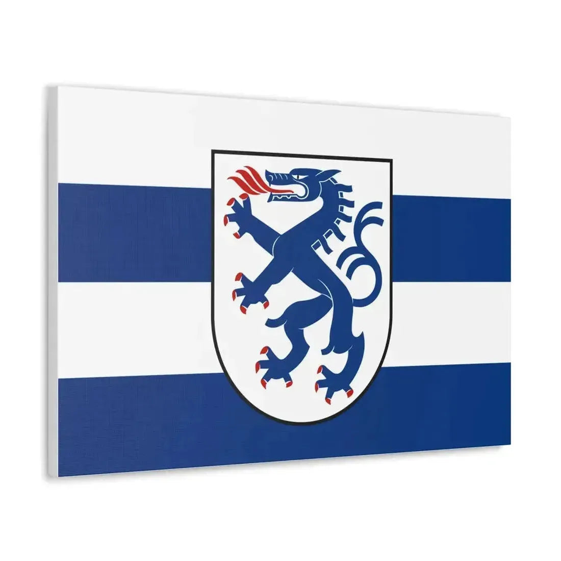 Flag of Ingolstadt Germany - Canvas Wall Art - The Sticker Space