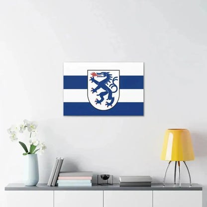 Flag of Ingolstadt Germany - Canvas Wall Art - The Sticker Space