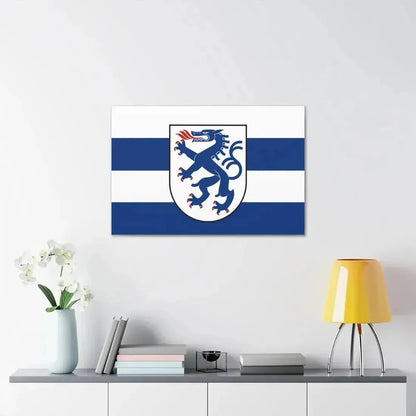 Flag of Ingolstadt Germany - Canvas Wall Art - The Sticker Space