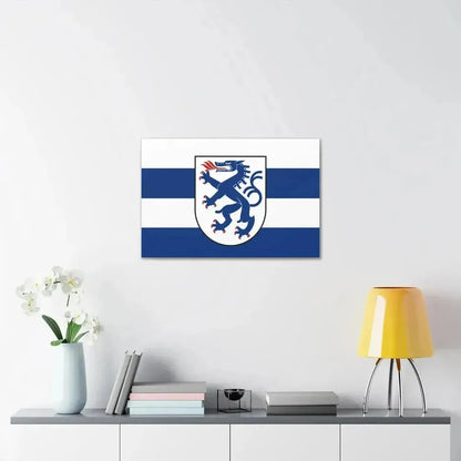 Flag of Ingolstadt Germany - Canvas Wall Art - The Sticker Space