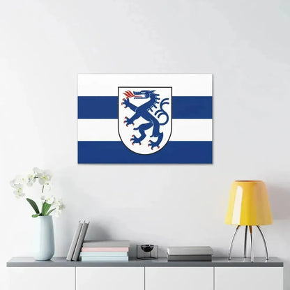 Flag of Ingolstadt Germany - Canvas Wall Art - The Sticker Space