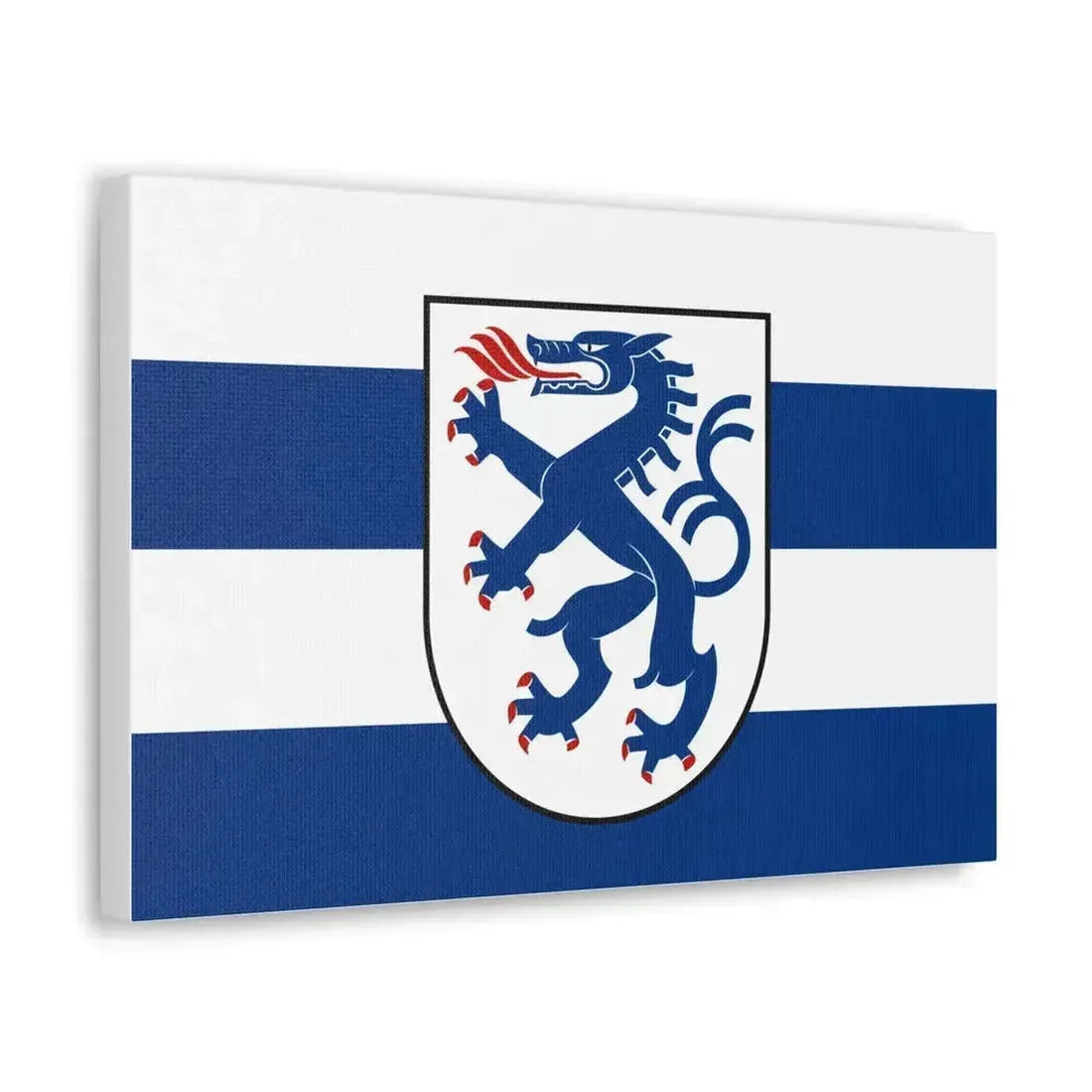 Flag of Ingolstadt Germany - Canvas Wall Art - The Sticker Space