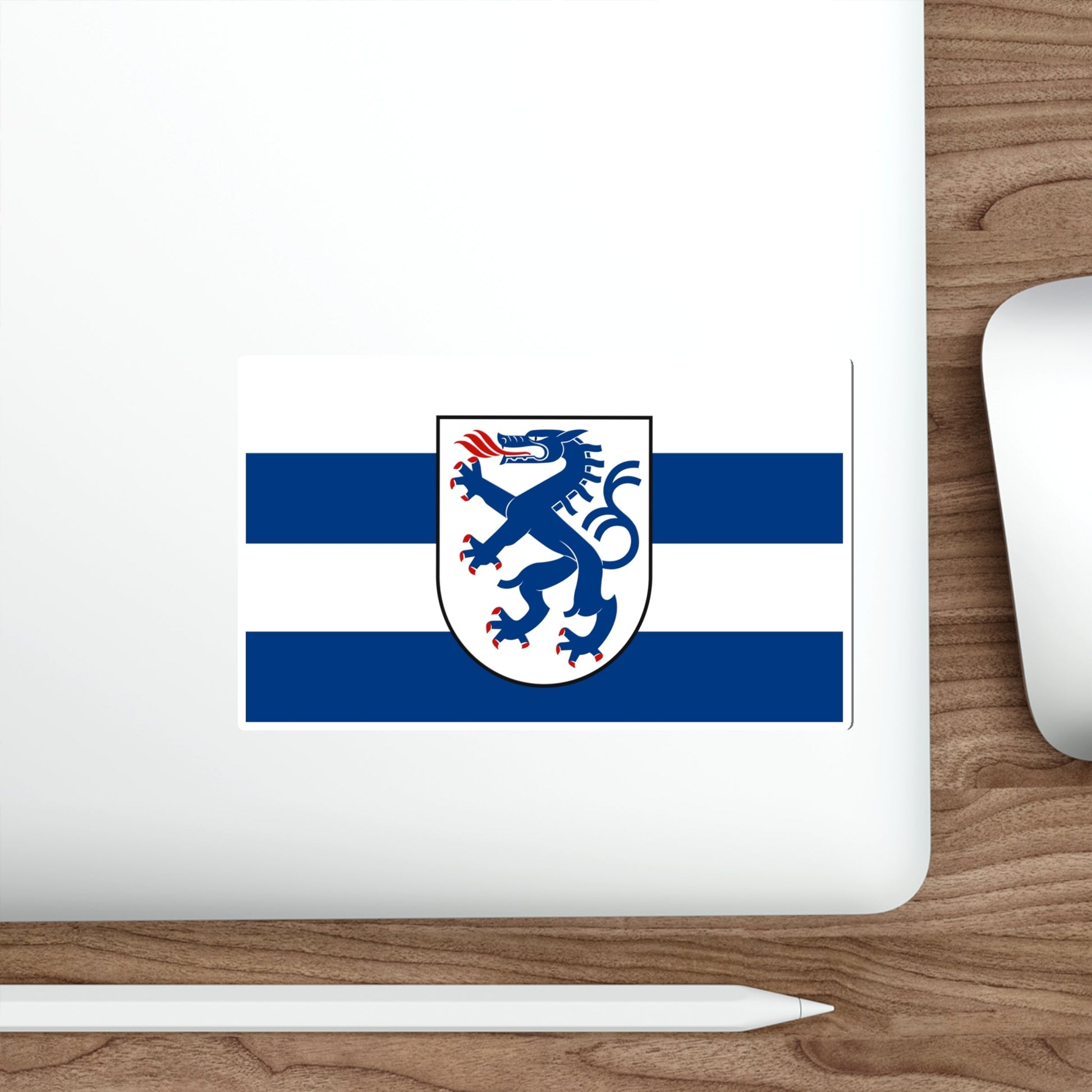 Flag of Ingolstadt Germany STICKER Vinyl Die-Cut Decal-The Sticker Space