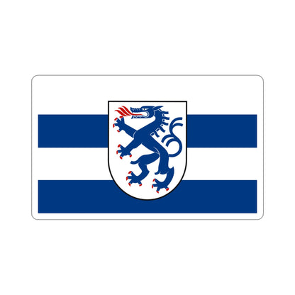 Flag of Ingolstadt Germany STICKER Vinyl Die-Cut Decal-5 Inch-The Sticker Space