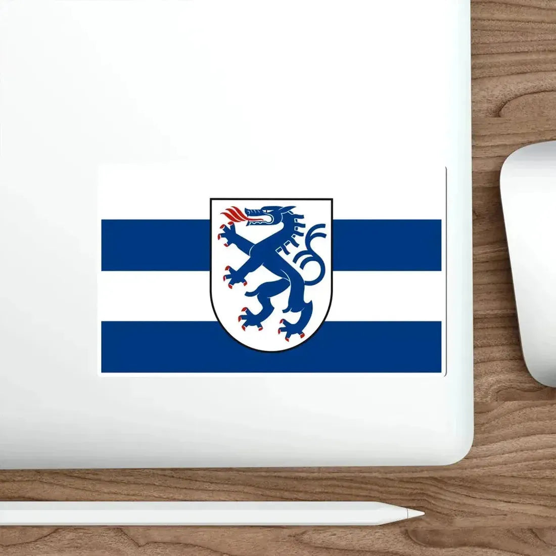 Flag of Ingolstadt Germany STICKER Vinyl Die-Cut Decal - The Sticker Space