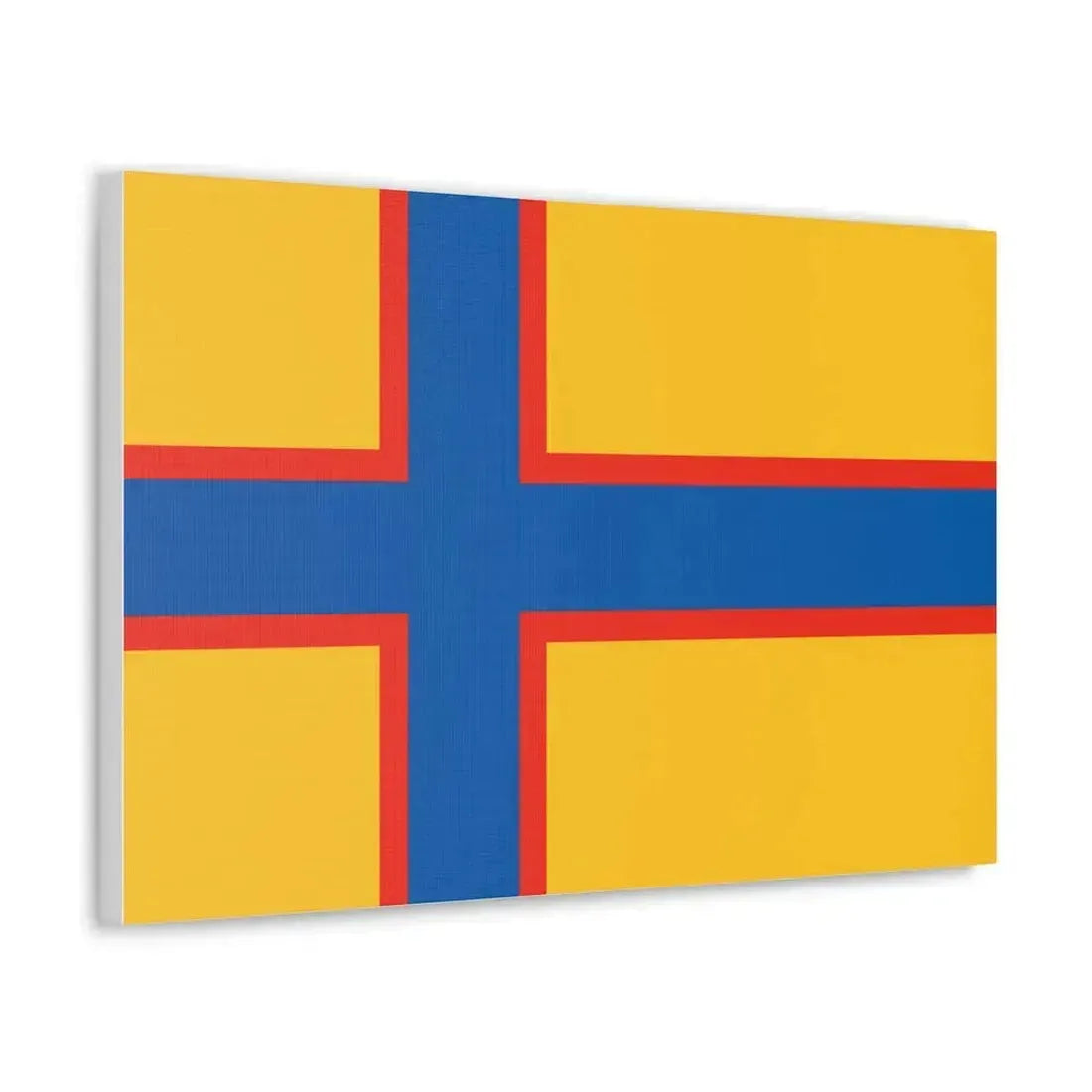 Flag of Ingrian Finns Estonia - Canvas Wall Art - The Sticker Space