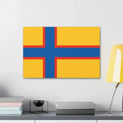 Flag of Ingrian Finns Estonia - Canvas Wall Art - The Sticker Space