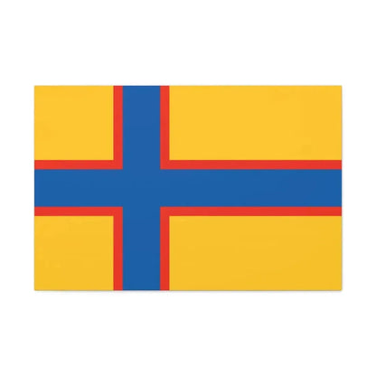 Flag of Ingrian Finns Estonia - Canvas Wall Art - The Sticker Space