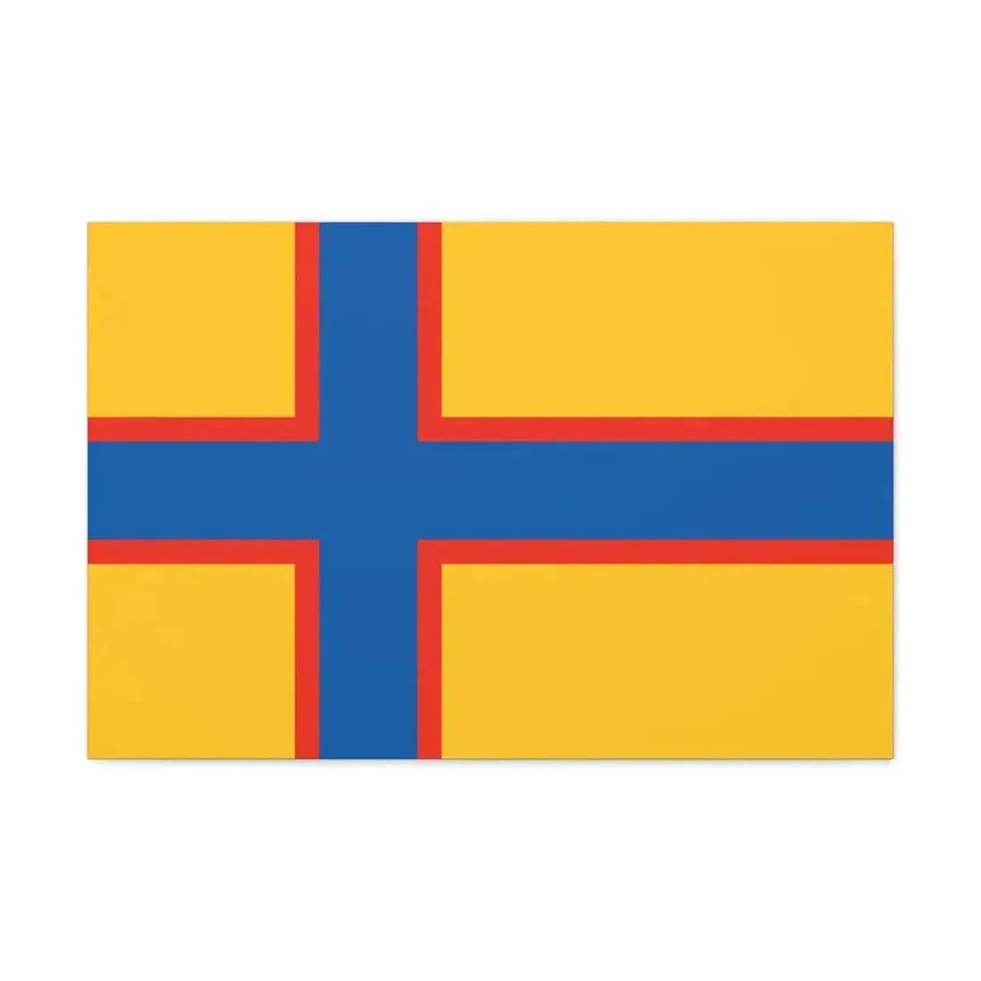 Flag of Ingrian Finns Estonia - Canvas Wall Art - The Sticker Space