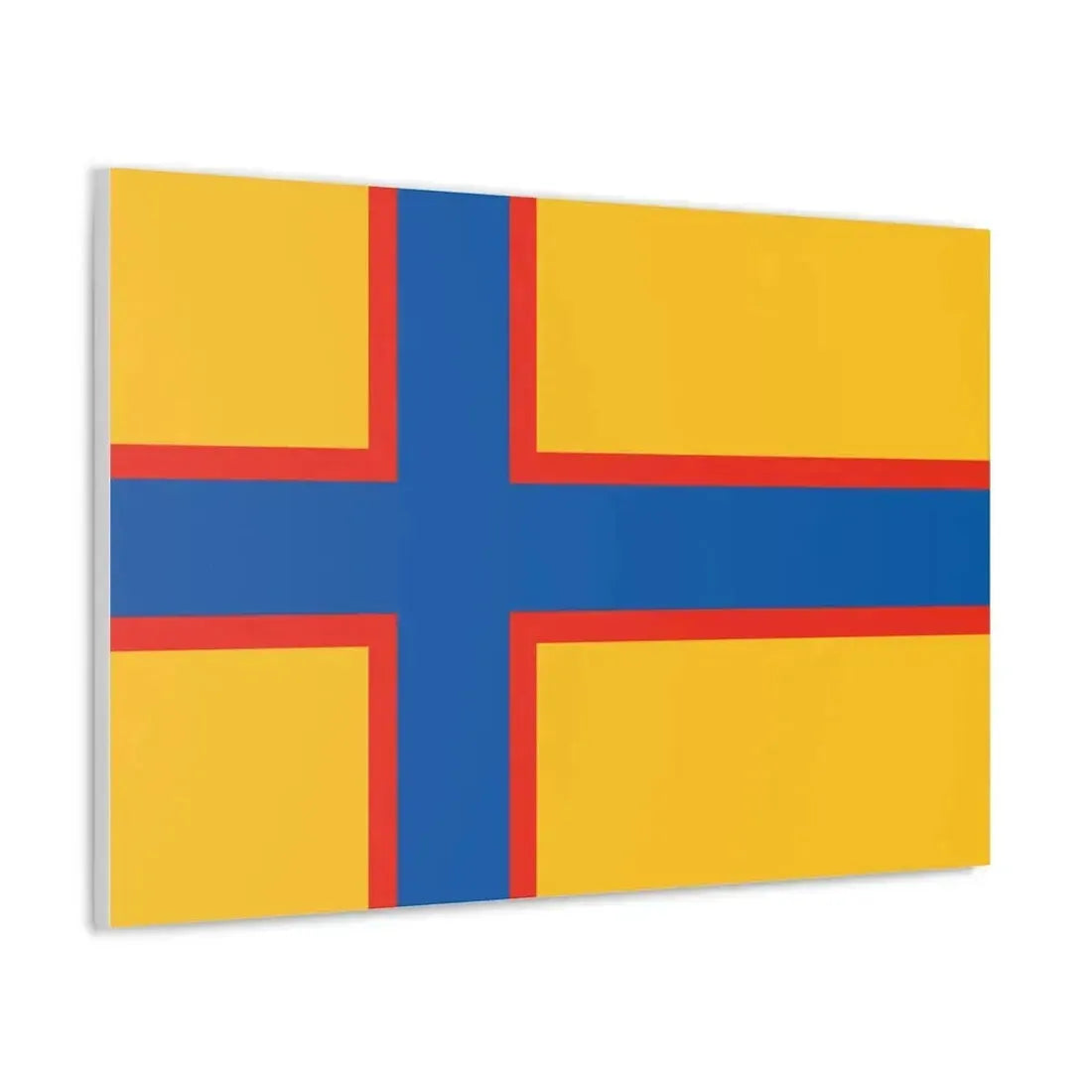 Flag of Ingrian Finns Estonia - Canvas Wall Art - The Sticker Space