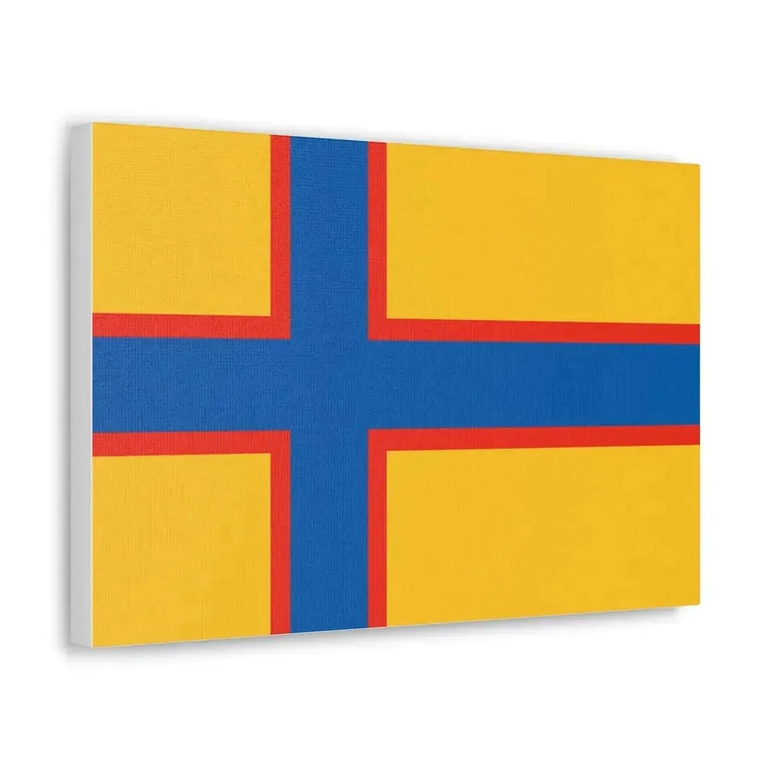 Flag of Ingrian Finns Estonia - Canvas Wall Art - The Sticker Space