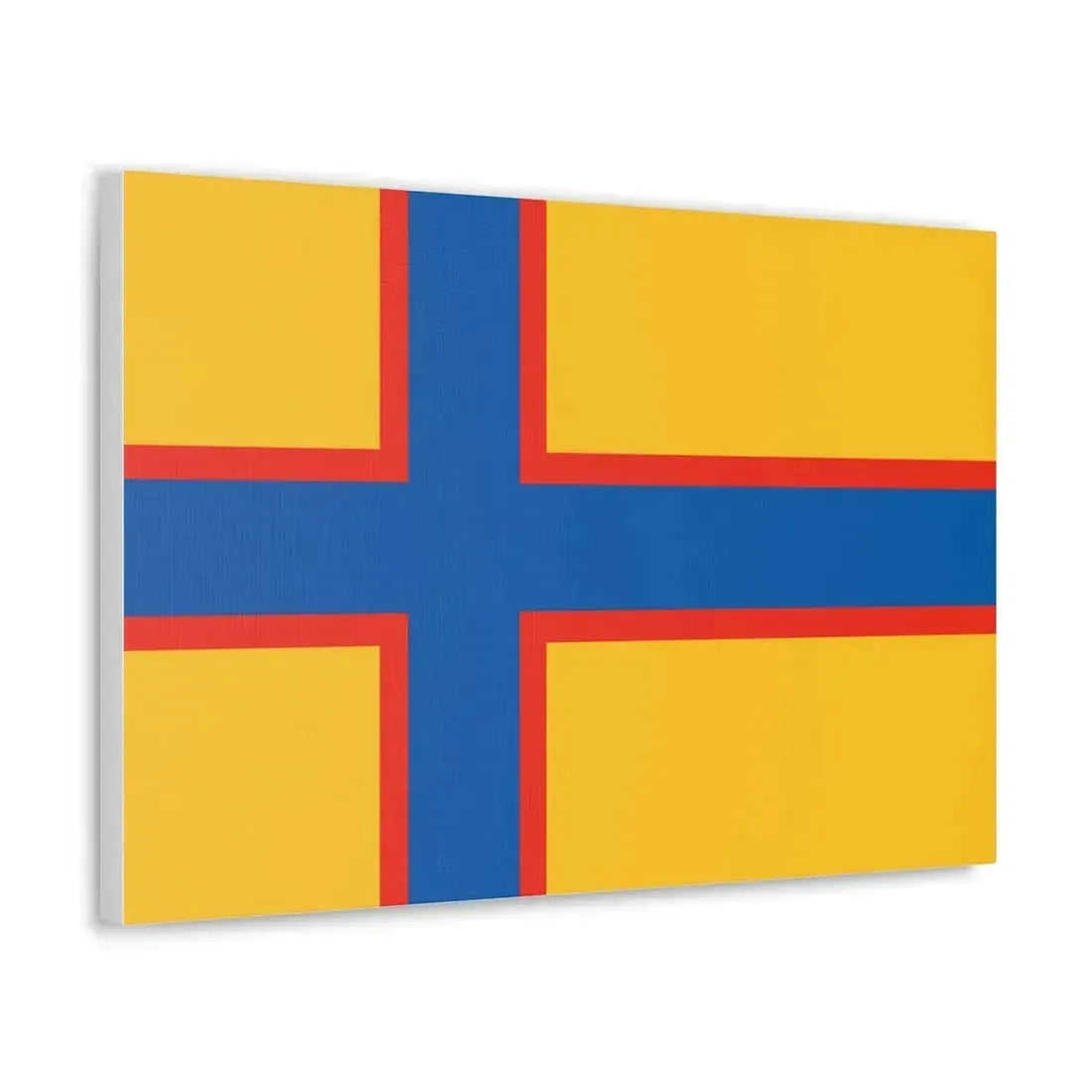 Flag of Ingrian Finns Estonia - Canvas Wall Art - The Sticker Space