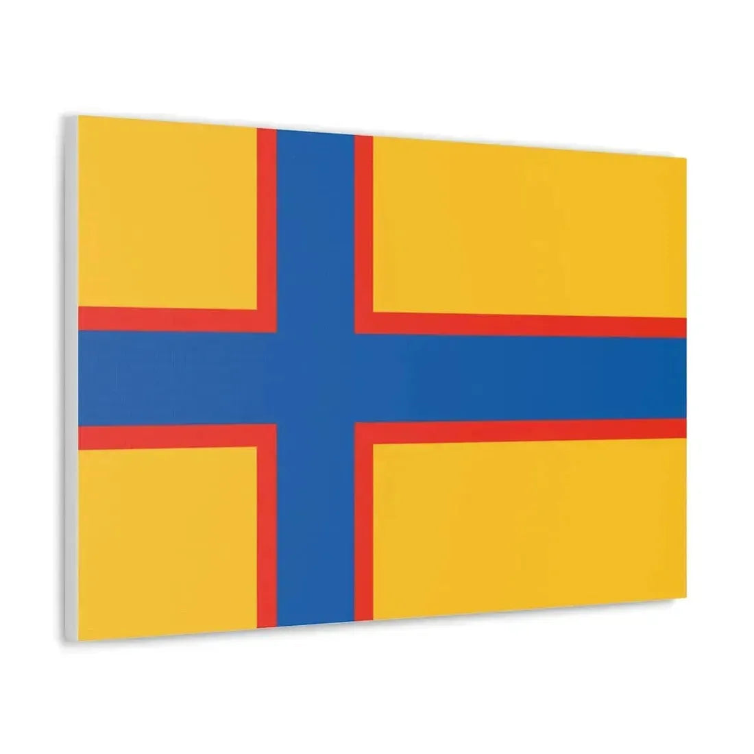 Flag of Ingrian Finns Estonia - Canvas Wall Art - The Sticker Space