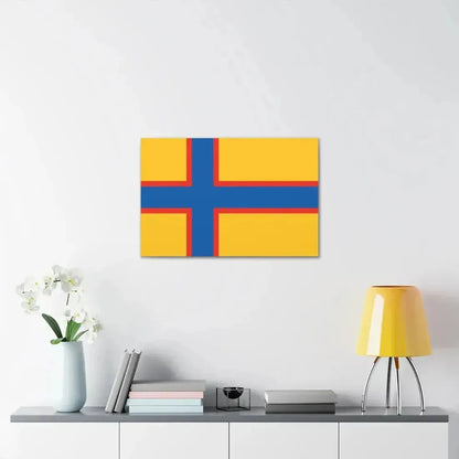 Flag of Ingrian Finns Estonia - Canvas Wall Art - The Sticker Space
