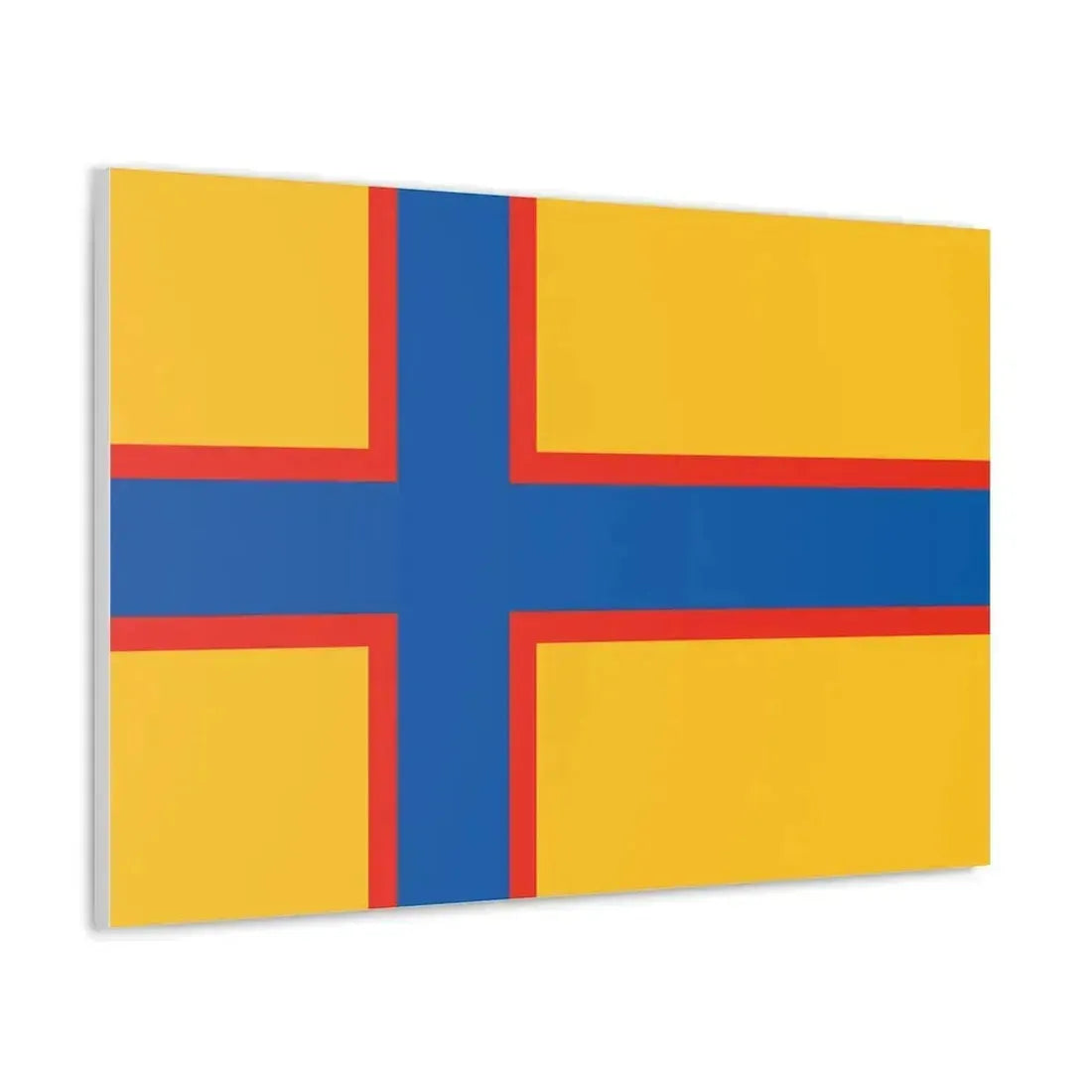 Flag of Ingrian Finns Estonia - Canvas Wall Art - The Sticker Space
