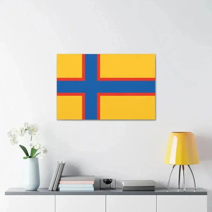 Flag of Ingrian Finns Estonia - Canvas Wall Art - The Sticker Space