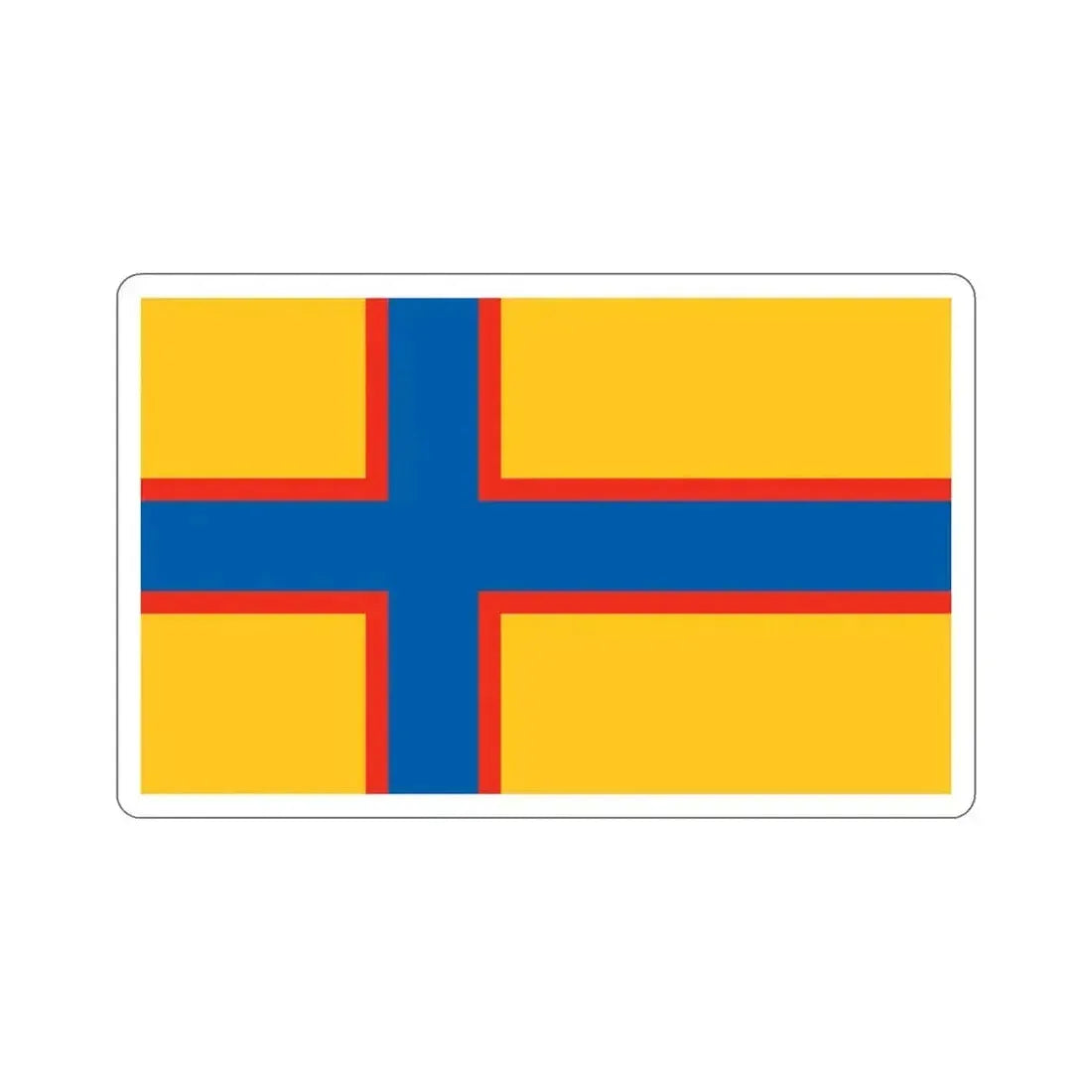 Flag of Ingrian Finns Estonia STICKER Vinyl Die-Cut Decal 4 Inch - The Sticker Space