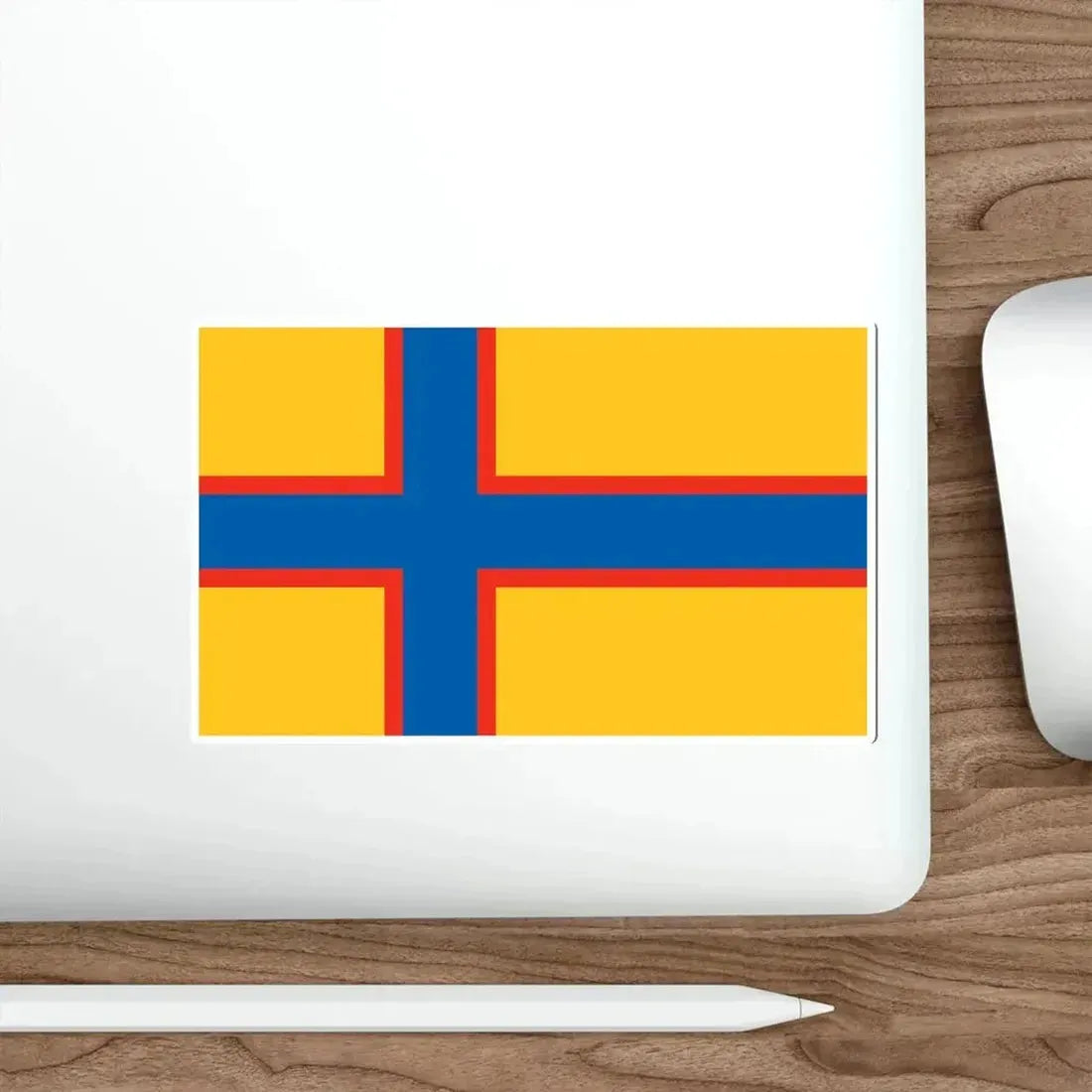 Flag of Ingrian Finns Estonia STICKER Vinyl Die-Cut Decal - The Sticker Space