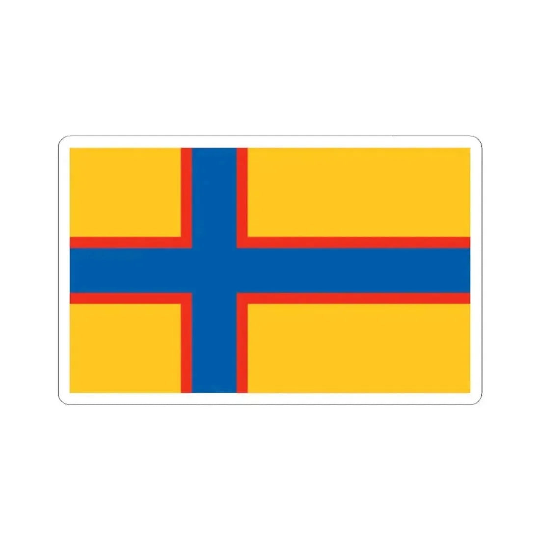Flag of Ingrian Finns Estonia - STICKER Vinyl Kiss-Cut Decal 2 Inch White - The Sticker Space