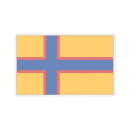 Flag of Ingrian Finns Estonia - STICKER Vinyl Kiss-Cut Decal 4 Inch Transparent - The Sticker Space