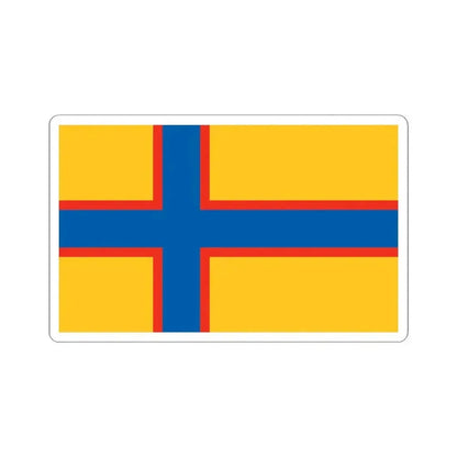 Flag of Ingrian Finns Estonia - STICKER Vinyl Kiss-Cut Decal 4 Inch White - The Sticker Space