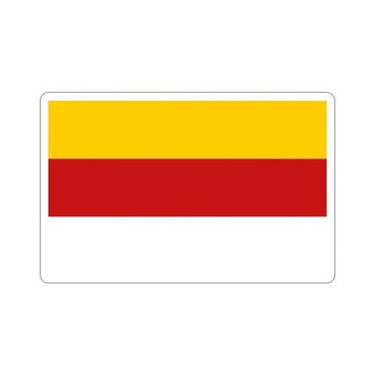 Flag of Inowrocław Poland STICKER Vinyl Die-Cut Decal 2 Inch - The Sticker Space
