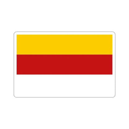 Flag of Inowrocław Poland STICKER Vinyl Die-Cut Decal 3 Inch - The Sticker Space