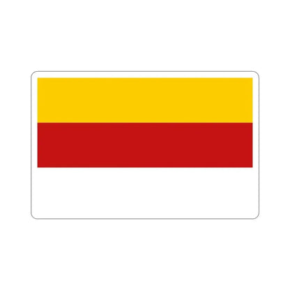 Flag of Inowrocław Poland STICKER Vinyl Die-Cut Decal 3 Inch - The Sticker Space
