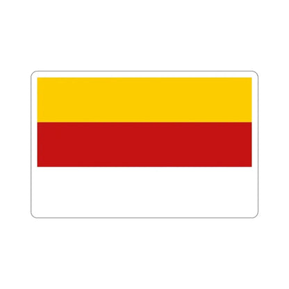 Flag of Inowrocław Poland STICKER Vinyl Die-Cut Decal 6 Inch - The Sticker Space