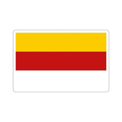Flag of Inowrocław Poland STICKER Vinyl Die-Cut Decal - The Sticker Space