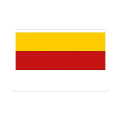 Flag of Inowrocław Poland STICKER Vinyl Die-Cut Decal - The Sticker Space