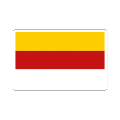 Flag of Inowrocław Poland STICKER Vinyl Die-Cut Decal-4 Inch-The Sticker Space