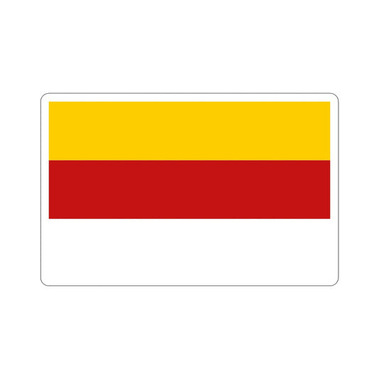 Flag of Inowrocław Poland STICKER Vinyl Die-Cut Decal-6 Inch-The Sticker Space