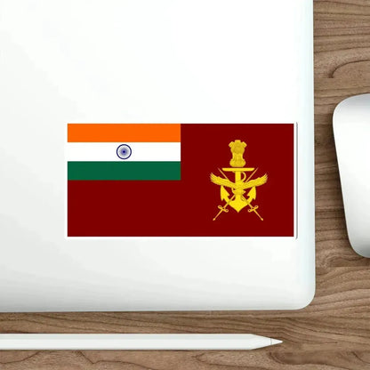 Flag of Integrated Defence Staff (India) STICKER Vinyl Die-Cut Decal - The Sticker Space
