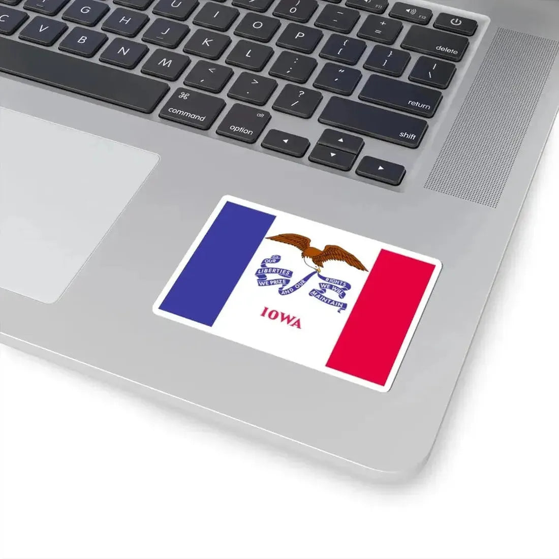 Flag of Iowa 1921-2018 (United States) STICKER Vinyl Kiss-Cut Decal - The Sticker Space