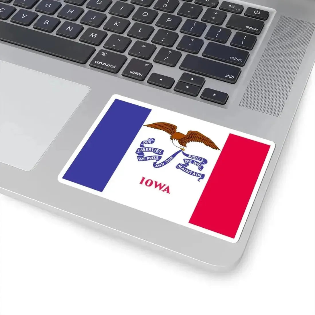 Flag of Iowa 1921-2018 (United States) STICKER Vinyl Kiss-Cut Decal - The Sticker Space