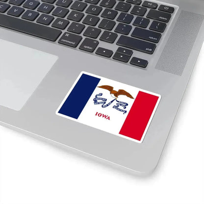 Flag of Iowa variant (United States) STICKER Vinyl Kiss-Cut Decal - The Sticker Space