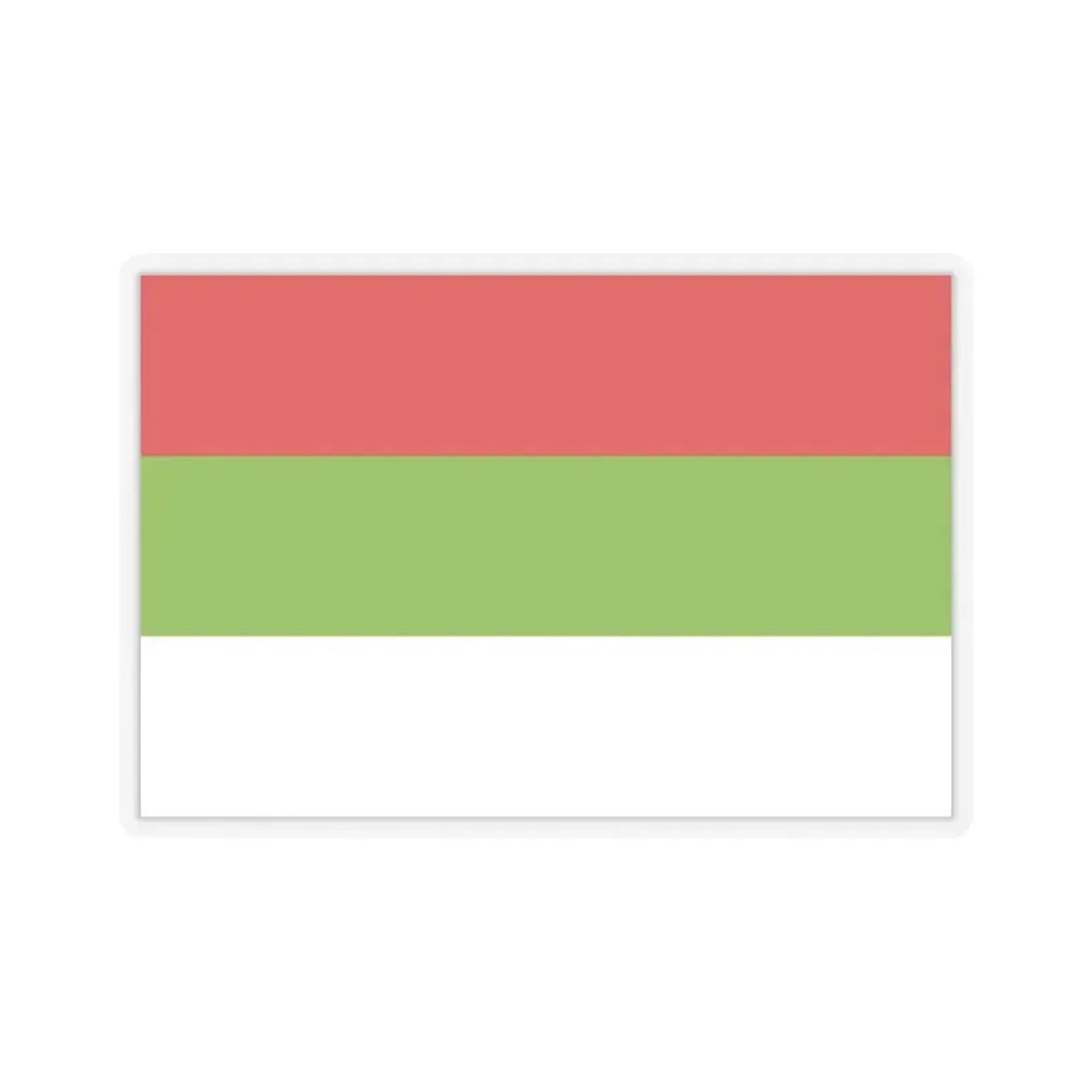 Flag of Ipiales Colombia - STICKER Vinyl Kiss-Cut Decal 2 Inch Transparent - The Sticker Space