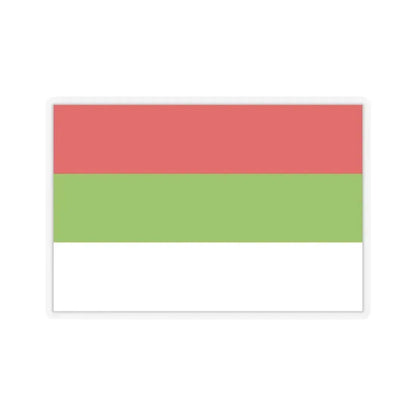 Flag of Ipiales Colombia - STICKER Vinyl Kiss-Cut Decal 2 Inch Transparent - The Sticker Space