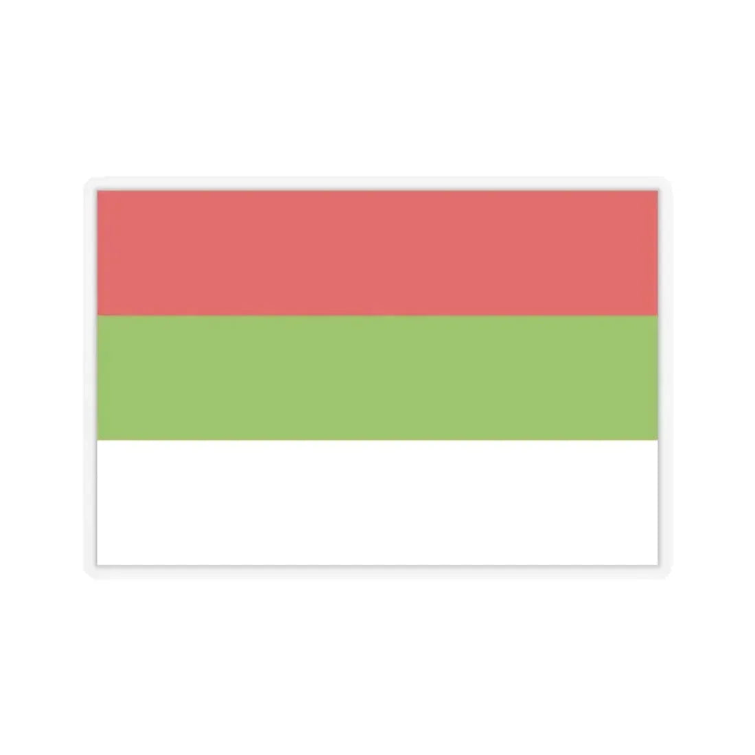 Flag of Ipiales Colombia - STICKER Vinyl Kiss-Cut Decal 3 Inch Transparent - The Sticker Space