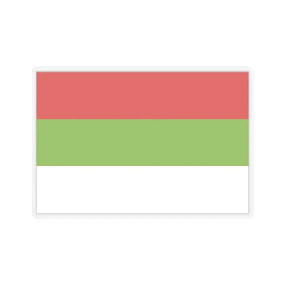 Flag of Ipiales Colombia - STICKER Vinyl Kiss-Cut Decal 3 Inch Transparent - The Sticker Space