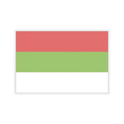 Flag of Ipiales Colombia - STICKER Vinyl Kiss-Cut Decal 6 Inch Transparent - The Sticker Space