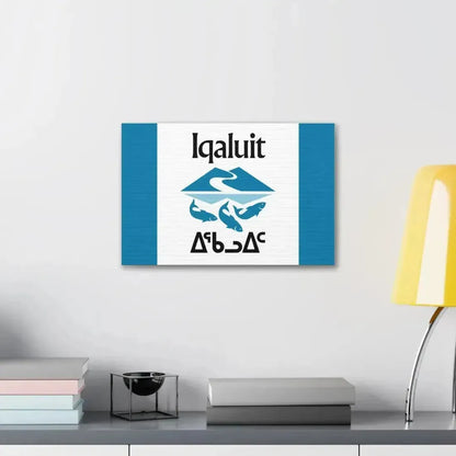 Flag of Iqaluit Nunavut Canada - Canvas Wall Art - The Sticker Space